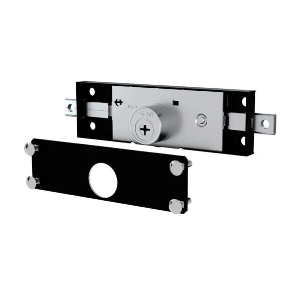 FECHADURA PORTA DE AÇO PRETO EXTERNA TETRA 1201